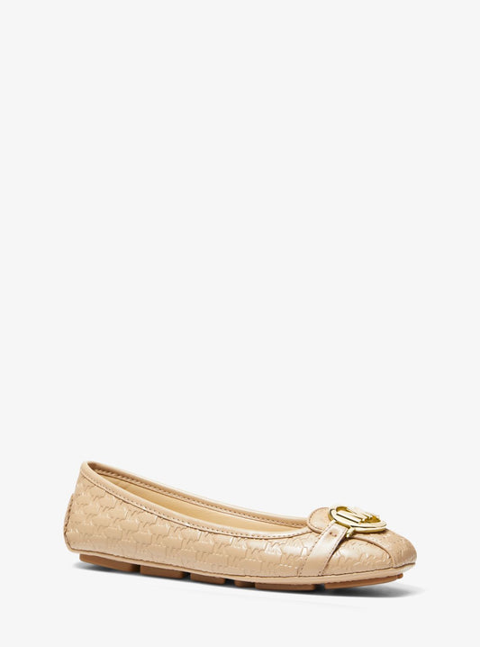 Fulton Logo Embossed Moccasin
