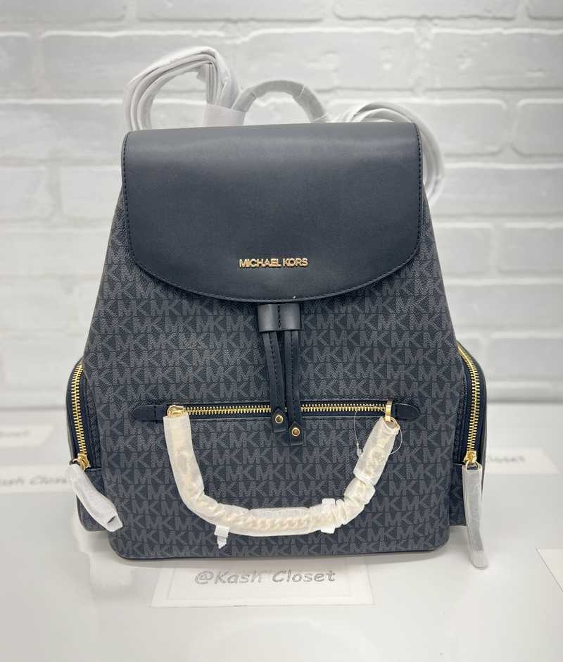 Michael Kors Handbag - Nylon Kelsey Large Backpack Bag, Black | Konga  Online Shopping
