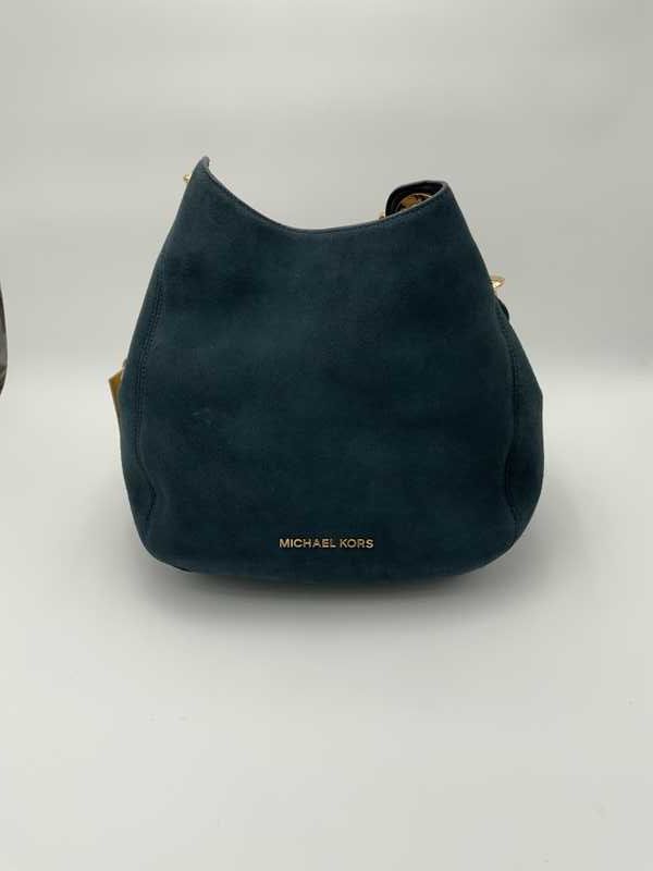 Lillie Large Suede Shoulder Bag Michael Kors Pre Loved