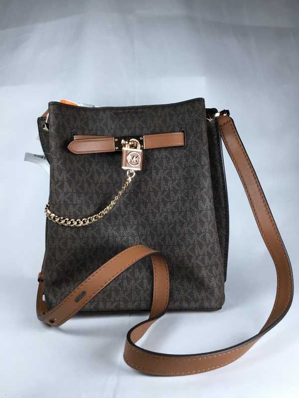 MICHAEL KORS Hamilton Legacy Medium Leather Messenger Bag