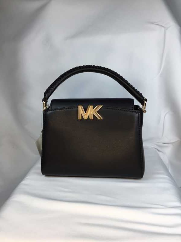 MICHAEL KORS RARE Karlie Small Leather Satchel Brown or Black OR BAG+Wallet  SET!