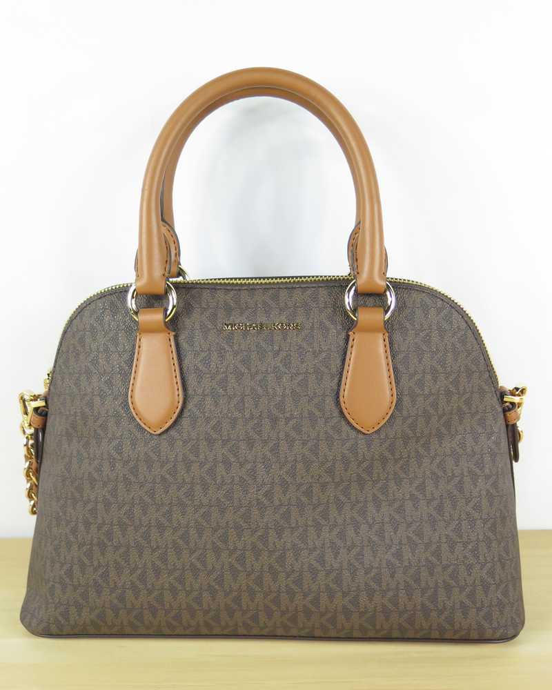 Michael Kors Veronica Medium Logo Dome Satchel