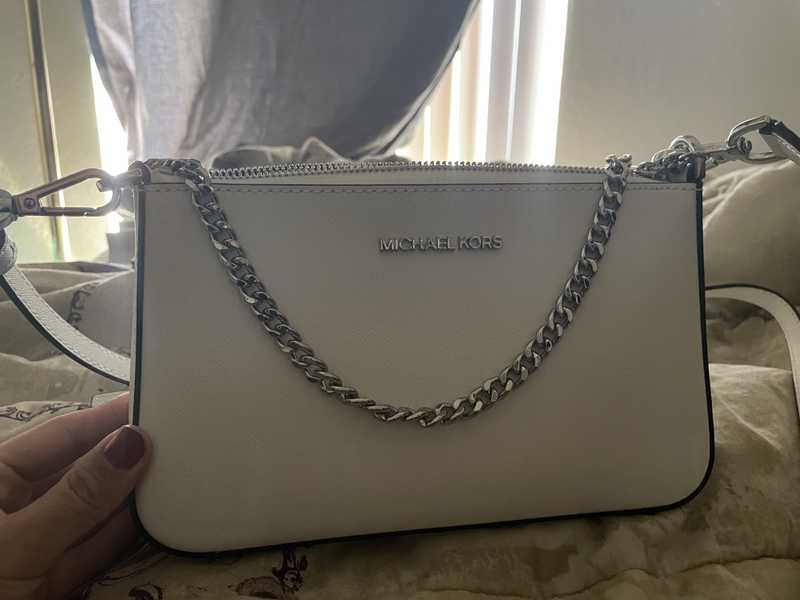 Michael kors white leather crossbody Outlet