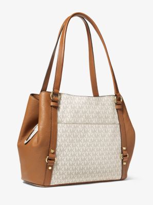 Carrie Large Logo Shoulder Bag