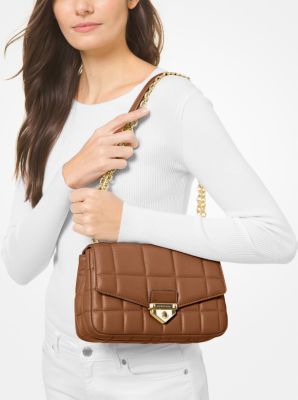 Michael michael kors soho large quilted leather shoulder online bag