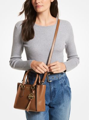 Michael Kors Kris Large Pebbled Leather buy Satchel