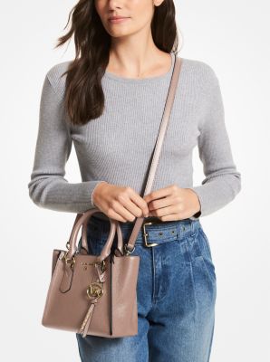 Kris Small Pebbled Leather Satchel