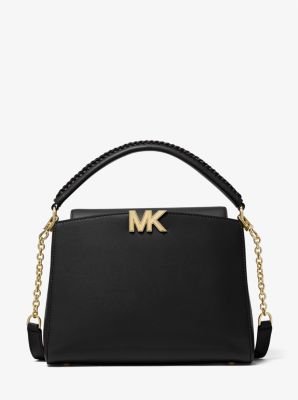 Michael Kors black outlets florence satchel