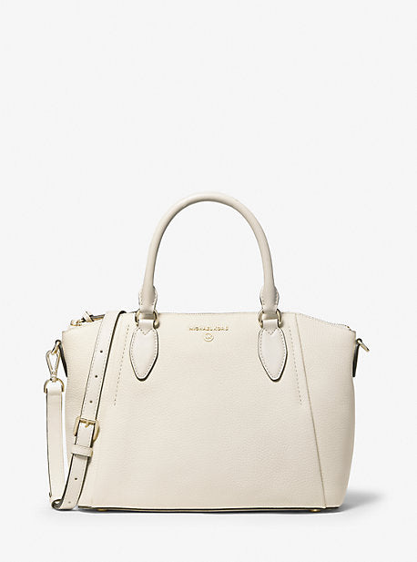 Sienna Medium Pebbled Leather Satchel