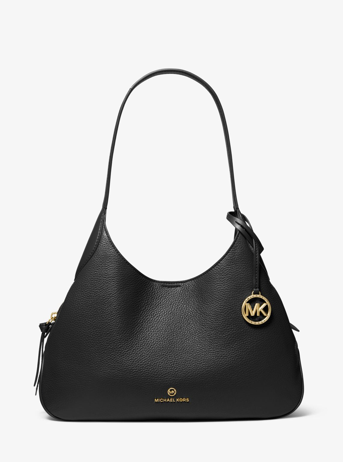 Kelsey Large Pebbled Leather Shoulder Bag | 56055