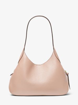 Kelsey Large Pebbled Leather Shoulder Bag | 56055