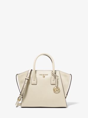 Avril Small Leather Top-Zip Satchel | 55487