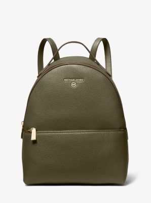 Green michael 2025 kors backpack