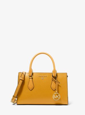 Valerie Small Pebbled Leather Satchel