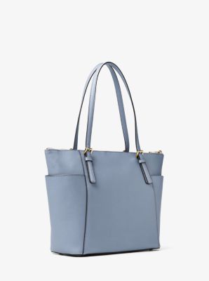 Jet Set Large Saffiano Leather Top-Zip Tote Bag