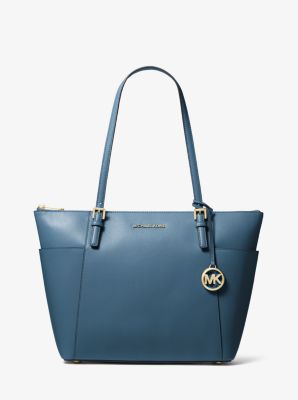 Michael Kors - Jet sale Set Large Saffiano Leather Top-Zip Tote Bag