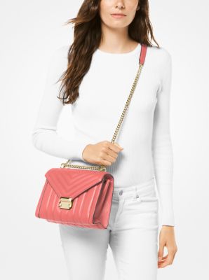 Whitney Large Quilted Leather Convertible Shoulder Bag