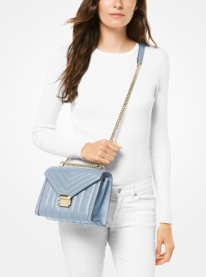Whitney Large Quilted Leather Convertible Shoulder Bag – Michael Kors ...