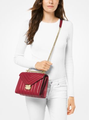 Whitney Large Quilted Leather Convertible Shoulder Bag