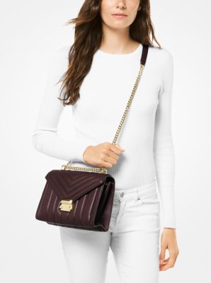 Michael michael kors deals whitney large leather satchel