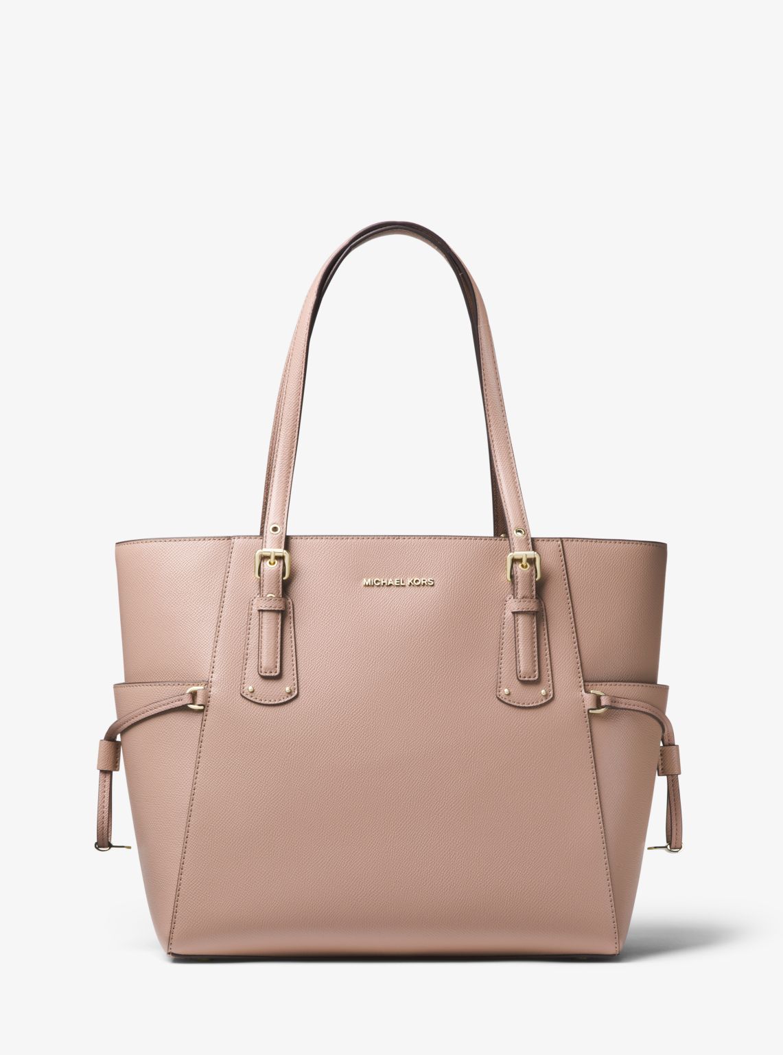 Michael kors voyager small crossgrain leather tote clearance bag