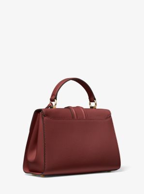 Bleecker Small Crossgrain Leather Satchel