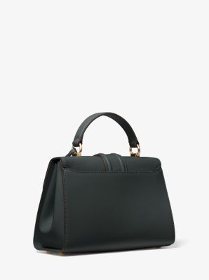 Bleecker Small Crossgrain Leather Satchel