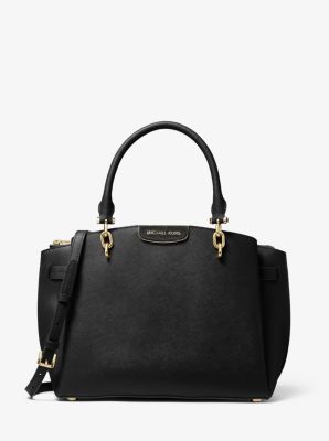 Rochelle Large Saffiano Leather Satchel