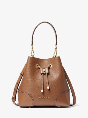 Mercer Gallery Small Pebbled Leather Shoulder Bag Michael Kors