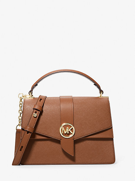 Michael Kors GREENWICH MEDIUM LOGO SATCHEL Bag - ShopStyle