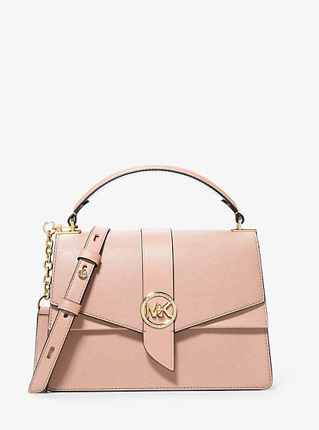 Michael Kors GREENWICH MEDIUM LOGO SATCHEL Bag - ShopStyle