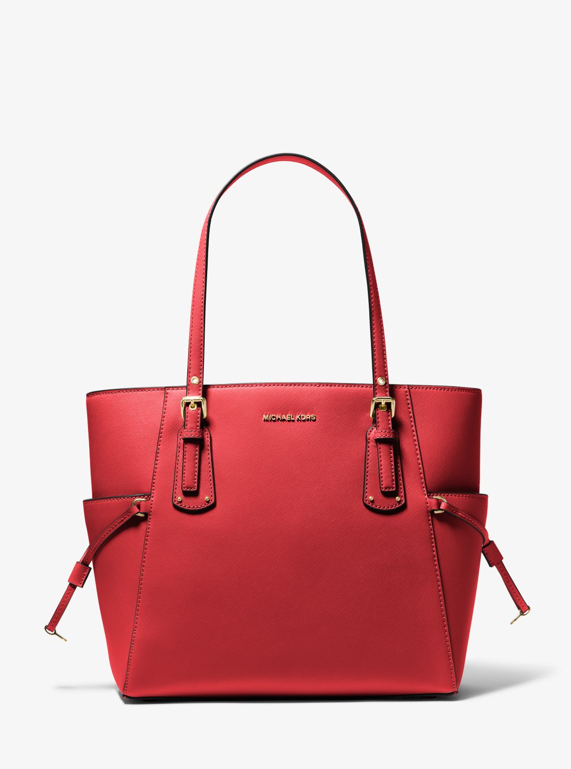 Voyager Small Saffiano Leather Tote Bag