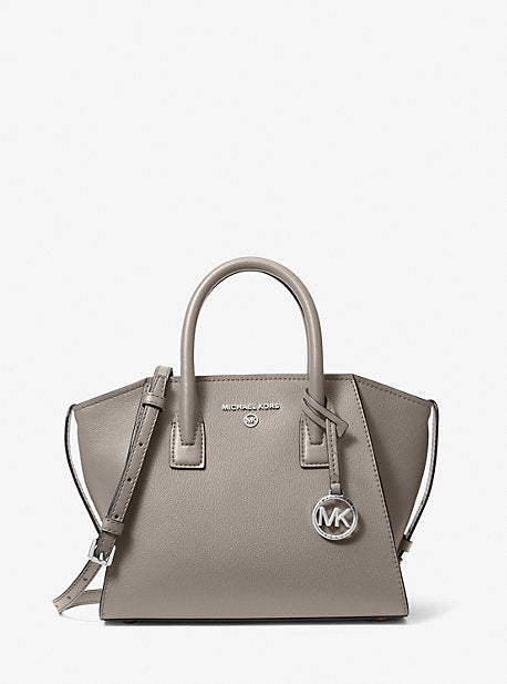 Avril Small Leather Top-Zip Satchel | 55983