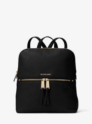 Rhea Medium Slim Leather Backpack