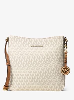 Michael kors purse 2024 jet set large crossbody mk vanilla