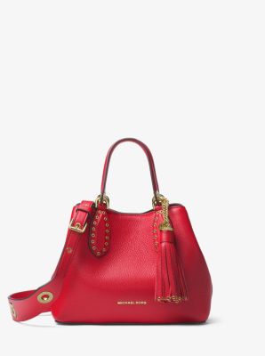 Michael michael kors brooklyn small leather satchel sale