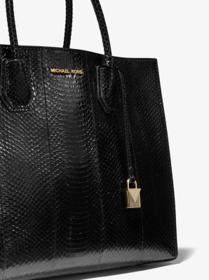 Mercer Large Snakeskin Tote Bag