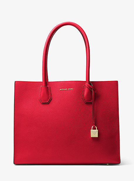 Mercer Extra-Large Pebbled Leather Tote Bag