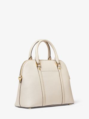 Bedford Legacy Medium Pebbled Leather Dome Satchel