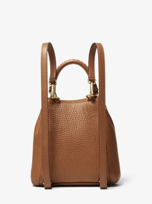 Viv Extra-Small Pebbled Leather Backpack