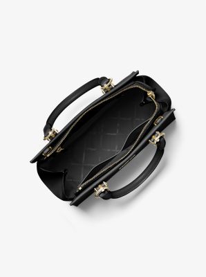 Michael Kors Marilyn Medium Saffiano Leather Satchel Bag