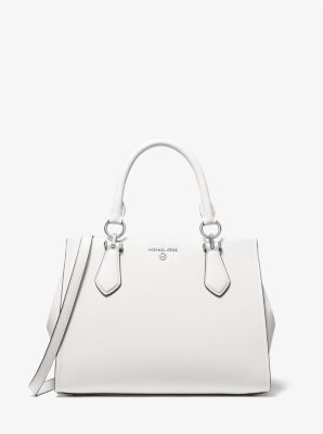 Michael Kors Marilyn Medium Saffiano Leather Satchel - ShopStyle