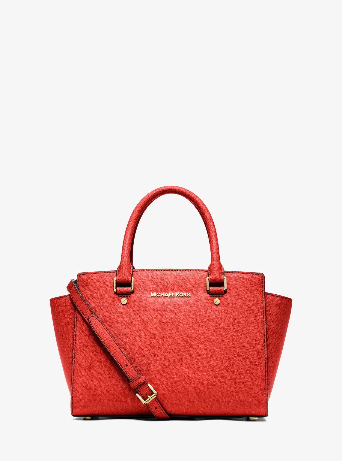 Selma Saffiano Leather Medium Satchel