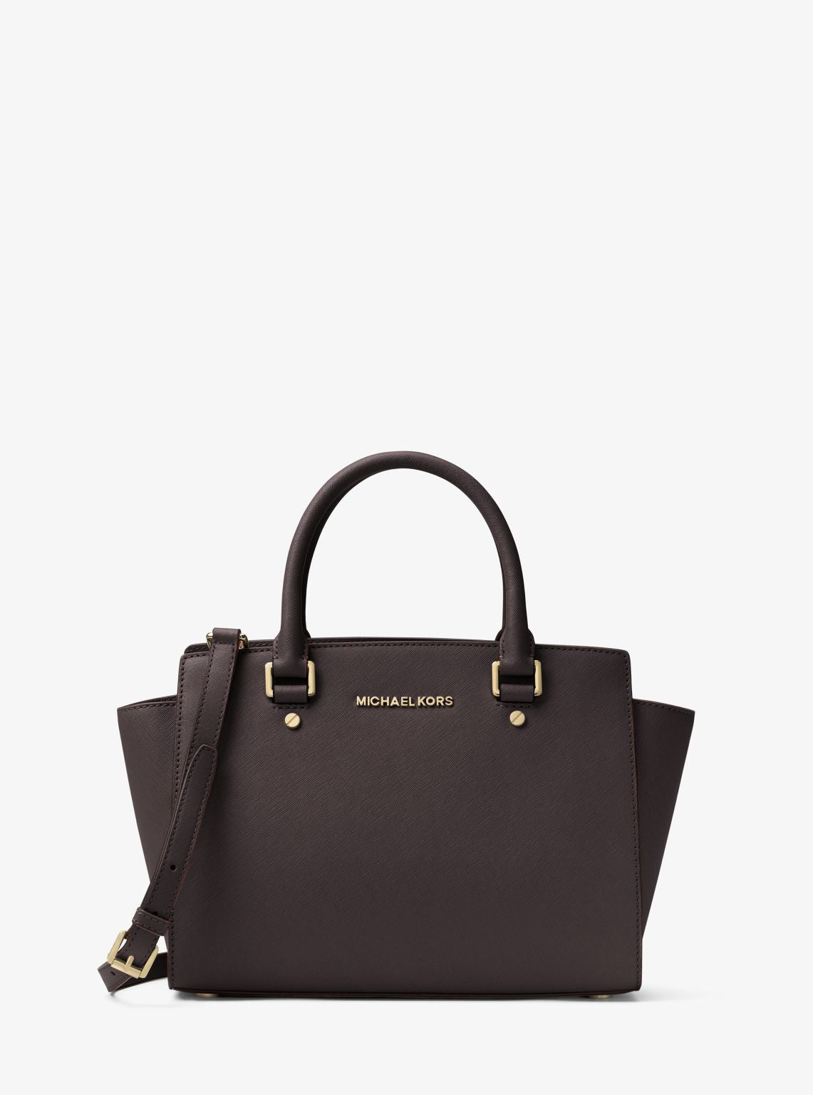 Selma Saffiano Leather Medium Satchel