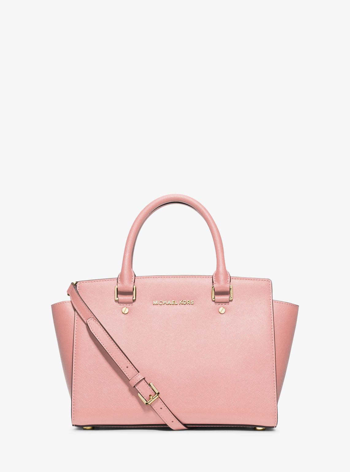 Selma Saffiano Leather Medium Satchel