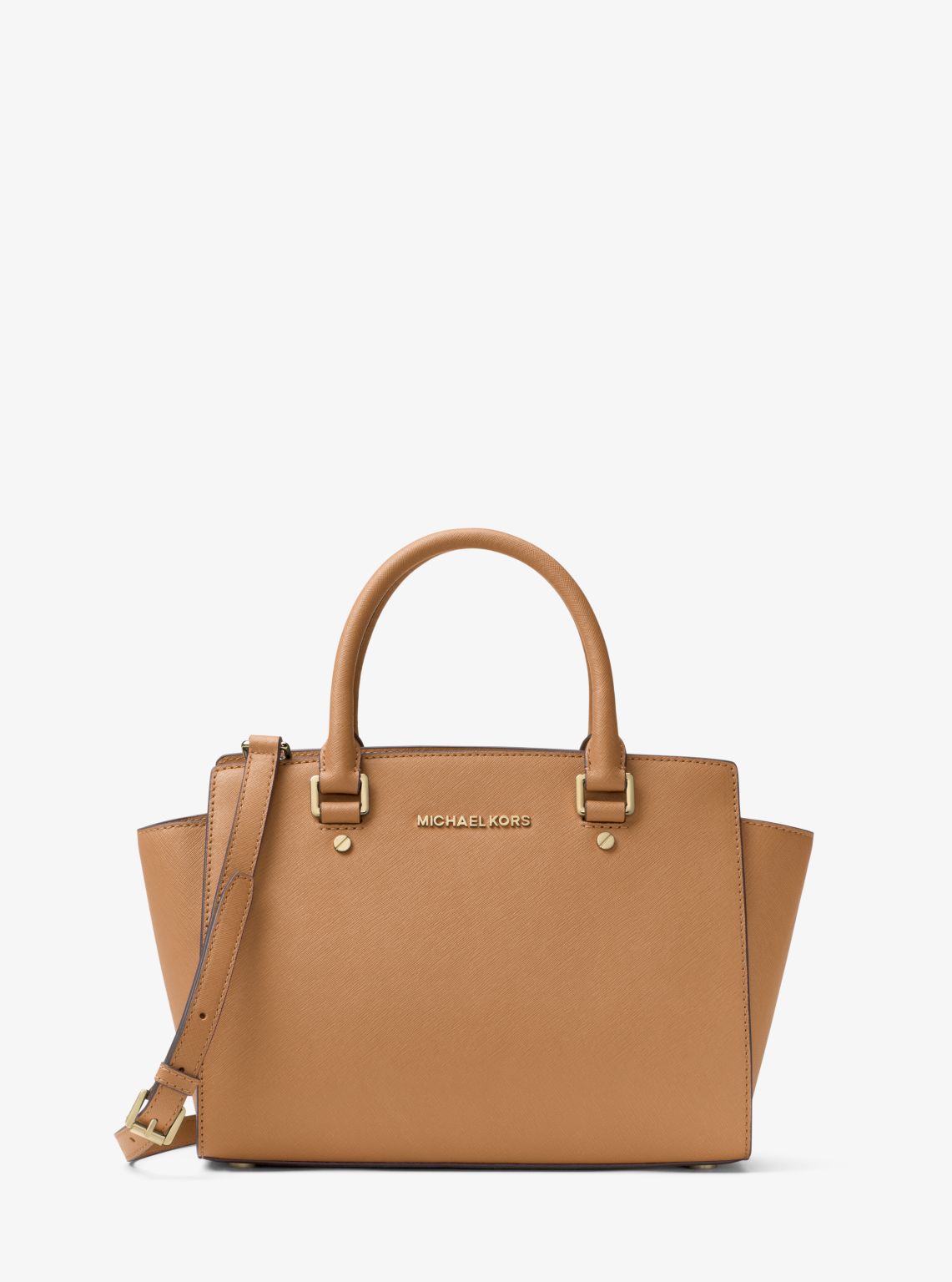 Selma Saffiano Leather Medium Satchel