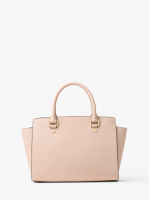 Selma Saffiano Leather Medium Satchel