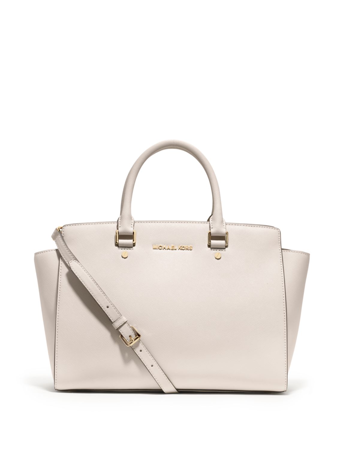 Selma Large Saffiano Leather Satchel