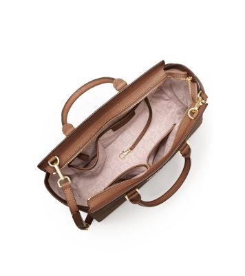 Selma Large Saffiano Leather Satchel