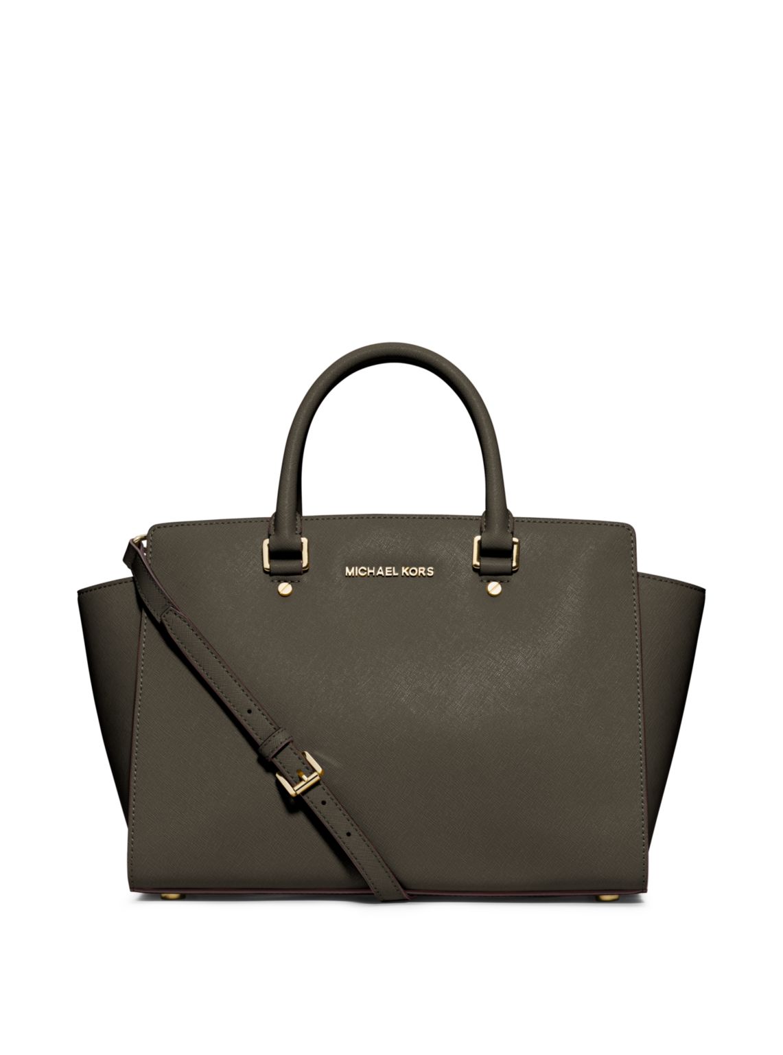 Selma Large Saffiano Leather Satchel